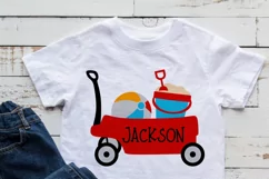 Summer beach wagon | kids beach svg Product Image 2