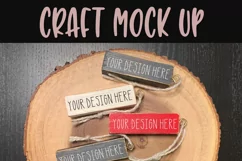 Block ornaments Craft mock up |High Res JPEG Product Image 2