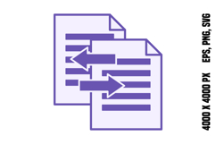 Colored Transfer Icon Product Image 1