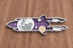Transportation Laser Cut File - Spaceship Product Image 5