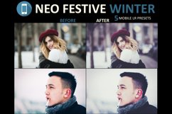 Neo Festive Winter Story mobile lightroom presets Product Image 4