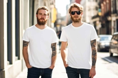 White T-shirt Mockup Product Image 1