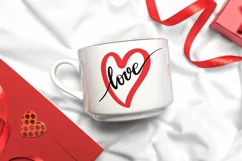 Love quotes in heart svg, Valentines day svg, heart love svg Product Image 3