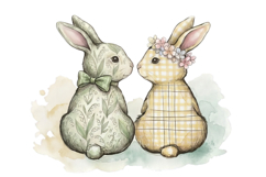 Easter Bunny Couple Love Product Image 1