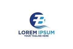 Logistics and Delivery, letter E B logo Product Image 1