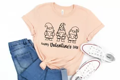 Valentine gnomes svg Happy valentine's day svg Gnome svg Product Image 3