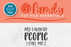 Mimi svg - a grandma mimi favorite people svg for crafters Product Image 6