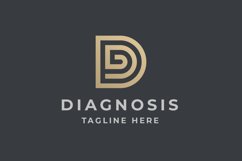 Diagnosis Letter D Logo Product Image 1