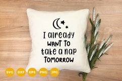 Cushion Svg Design | Pillow Svg Cut File | Moon Svg Product Image 1