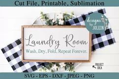 Laundry Room SVG, png, eps, jpeg, DXF, sublimation Product Image 1