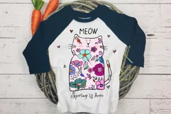 Cat Meow Sublimation PNG, Cute Kitty Cat Product Image 5