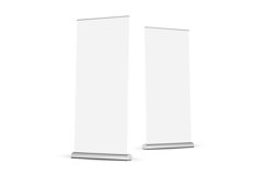 Two roll-up banners mockups Product Image 1