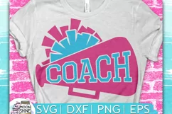 Cheerleading Coach SVG DXF PNG EPS Cutting Files Product Image 1
