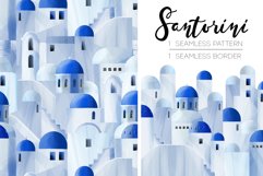 Santorini - digitally painted houses Product Image 5