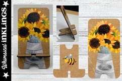 Sunflower Cell Phone Stand Sublimation Product Image 1