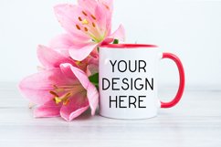 Mug Mockup Valentine&#039;s Day 11 Oz White Coffee Cup Product Image 1