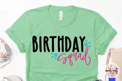 Birthday Squad - Birthday SVG EPS DXF PNG Cutting File Product Image 3