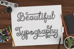 Brazilian Script (LAYERED FONT) - Free Font of The Week Product Image 11