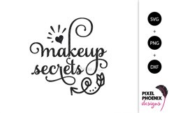 Makeup SVG, Beauty SVG, Makeup Secrets SVG Product Image 1