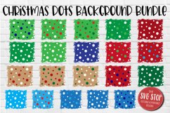 Christmas Dots Backgrounds | Sublimation Backsplash Bundle Product Image 1
