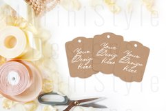 Scallop Gift Tag Mockup, Wedding Thank you tag Mockup, 717 Product Image 2