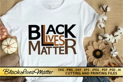 Black Lives Matter SVG PNG EPS DXF for Cutting and Printing Product Image 1