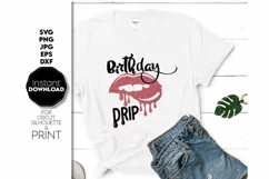 Birthday Drip SVG, Happy Birthday SVG, Cool SVG, Birthday Product Image 3