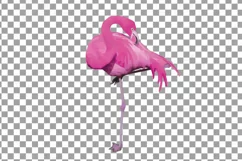 Watercolor Flamingos Clipart. Tropical clipart, 5 flamingo Product Image 7