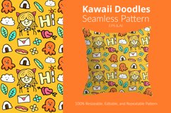 Kawaii Doodles - Seamless Pattern Product Image 1