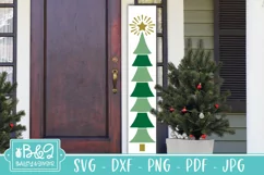 Christmas Trees Porch Sign SVG - Christmas Porch Sign SVG Product Image 6