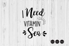 I Need Vitamin Sea SVG Product Image 1