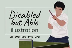 Disabled but Able Vector Illustration Product Image 1