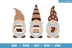 Gnomes with Coffee SVG - Coffee Lovers SVG Cut File Product Image 2