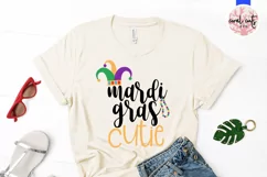 Mardi Gras Cutie - Mardi Gras SVG EPS DXF PNG Product Image 2