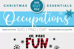 Christmas Healthcare Worker svg -a Health care Worker design Product Image 6