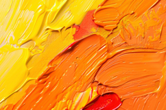 Vibrant Orange and Yellow Paint Background Wallpaper Product Image 1