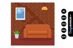 Living Room Clipart Product Image 1