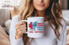 Nurse Practitioner Sublimation Png | Heart of a Nurse Product Image 3