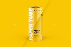 Closed Paper Tube Mockup 103x240mm Product Image 2