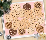 Chocolate Chip Cookie Alphabet and Numbers Product Image 1