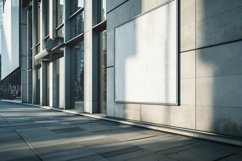 Sign Board Mockup on Building Wall Product Image 2