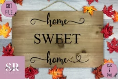Home sweet home decal| Vinyl cutting | Home sweet home Product Image 8