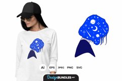 Woman Space for T-Shirt Design Product Image 1
