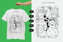 Sheep Doodle T-shirt | SVG Product Image 1