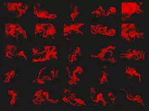 200 RED SMOKE TRANSPARENT PNG FILES, PHOTOSHOP OVERLAYS Product Image 4