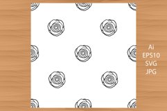 Roses. Flowers. 6 Seamless patterns. Product Image 2