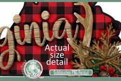 Sublimation | New Mexico Plaid Christmas State Product Image 5