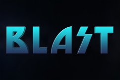 Blast Editable Photoshop Text Style Effect Product Image 1