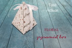 Printable FLORAL Pyramid Box Product Image 3