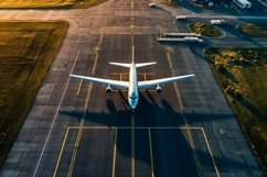 Airbus Top view stock photography Product Image 1